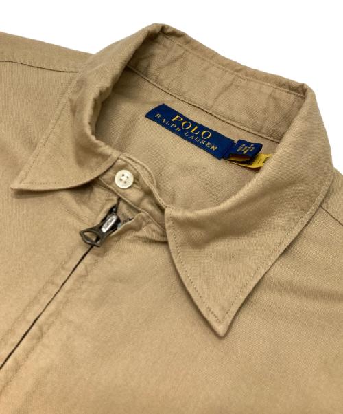 POLO RALPH LAUREN（ポロ・ラルフローレン）POLO RALPH LAUREN (ポロ・ラルフローレン) シャツスイングトップ ベージュ サイズ:XSの古着・服飾アイテム