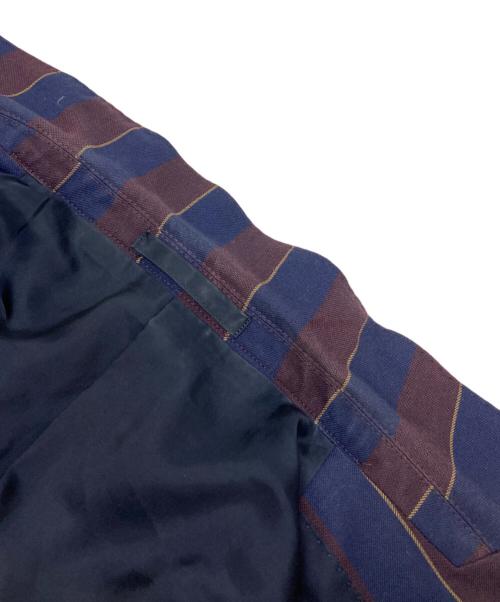 LAD MUSICIAN（ラッドミュージシャン）LAD MUSICIAN (ラッドミュージシャン) スクールストライプジャケット ブラウン サイズ:42の古着・服飾アイテム