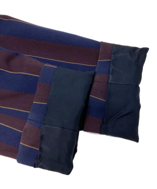 LAD MUSICIAN（ラッドミュージシャン）LAD MUSICIAN (ラッドミュージシャン) スクールストライプジャケット ブラウン サイズ:42の古着・服飾アイテム