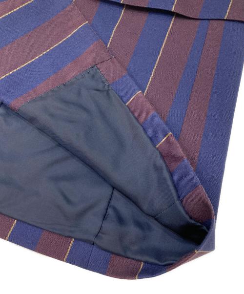 LAD MUSICIAN（ラッドミュージシャン）LAD MUSICIAN (ラッドミュージシャン) スクールストライプジャケット ブラウン サイズ:42の古着・服飾アイテム