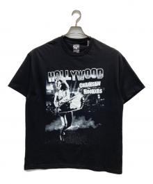 WACKO MARIA（ワコマリア）の古着「HOLLYWOOD CHAINSAW HOOKERS / CREW NECK T-SHIRT」｜ブラック
