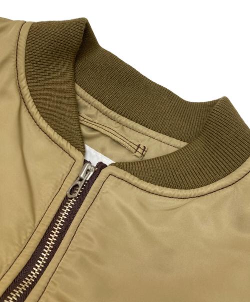 jonnlynx（ジョンリンクス）jonnlynx (ジョンリンクス) MA-1 ベージュ サイズ:FREEの古着・服飾アイテム