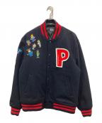 WIND AND SEA×PARAPPATHERAPPERウィンダンシー×パラッパラッパー）の古着「スタジャン」｜ブラック