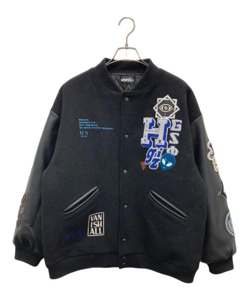 Hysteric Glamour（ヒステリックグラマー）Hysteric Glamour (ヒステリックグラマー) genzai (ゲンザイ) スタジャン ブラック サイズ:Lの古着・服飾アイテム