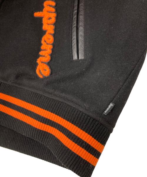 SUPREME（シュプリーム）SUPREME (シュプリーム) スタジャン ブラック×オレンジ サイズ:Mの古着・服飾アイテム