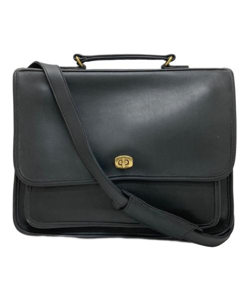 COACH（コーチ）COACH (コーチ) 2WAYブリーフバッグ ブラックの古着・服飾アイテム