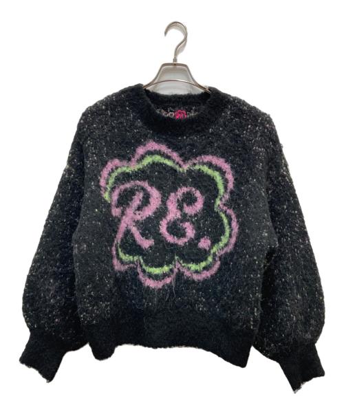 RE.（アールイードット）RE. (アールイードット) ニット ブラック サイズ:FREEの古着・服飾アイテム