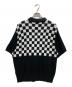 SUPREME (シュプリーム) Checkerboard Zip Polo ブラック×ホワイト サイズ:L：6000円