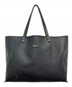 NUMBER (N)INE×JAM HOME MADEナンバーナイン×ジャムホームメイド）の古着「レザートートバッグ」｜ブラック