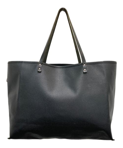 NUMBER (N)INE（ナンバーナイン）NUMBER (N)INE (ナンバーナイン) JAM HOME MADE (ジャムホームメイド) レザートートバッグ ブラックの古着・服飾アイテム