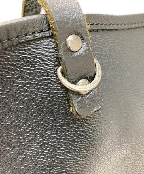 NUMBER (N)INE（ナンバーナイン）NUMBER (N)INE (ナンバーナイン) JAM HOME MADE (ジャムホームメイド) レザートートバッグ ブラックの古着・服飾アイテム