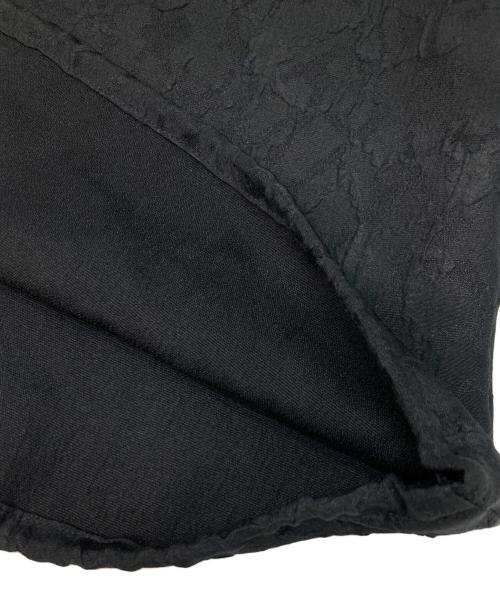 Demi-Luxe Beams（デミルクス ビームス）Demi-Luxe BEAMS (デミルクス ビームス) 2WAY ジャカード ブラウス ブラック サイズ:不明（実寸参照）の古着・服飾アイテム