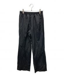 Con te（コンテ）の古着「サテン イージーパンツ」｜ブラック