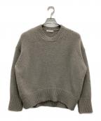 GALERIE VIEギャルリーヴィー）の古着「ファインウールクルーネックプルオーバー」｜ブラウン