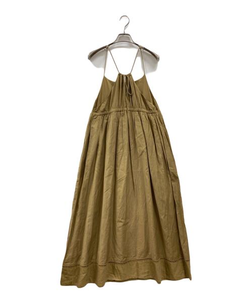 normment（ノーメント）normment (ノーメント) キャミソールワンピース ブラウン サイズ:不明（実寸参照）の古着・服飾アイテム