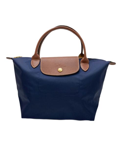 LONGCHAMP（ロンシャン）LONGCHAMP (ロンシャン) オリジナル S トップハンドルバッグ ネイビーの古着・服飾アイテム