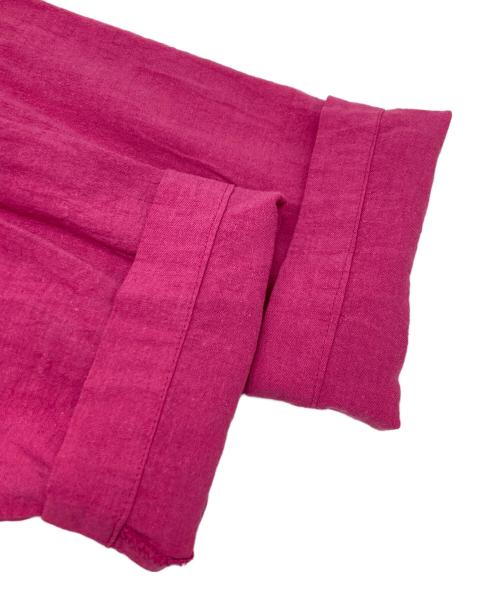 nest Robe（ネストローブ）nest Robe (ネストローブ) 近江晒目メニーギャザースモック ピンク サイズ:FREEの古着・服飾アイテム