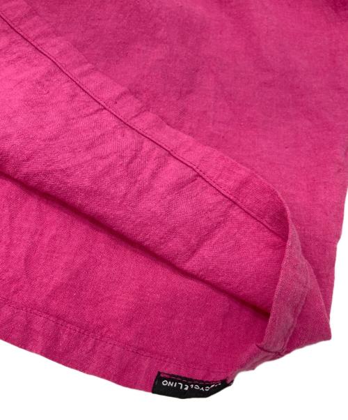 nest Robe（ネストローブ）nest Robe (ネストローブ) 近江晒目メニーギャザースモック ピンク サイズ:FREEの古着・服飾アイテム