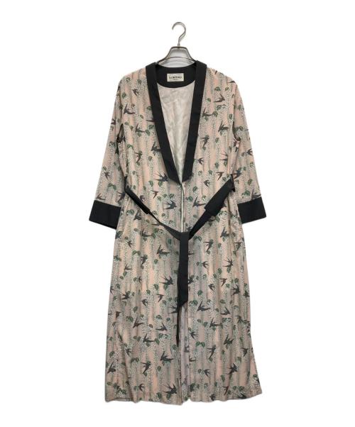 LOKITHO（ロキト）LOKITHO (ロキト) 総柄ワンピース ピンク サイズ:不明（実寸参照）の古着・服飾アイテム