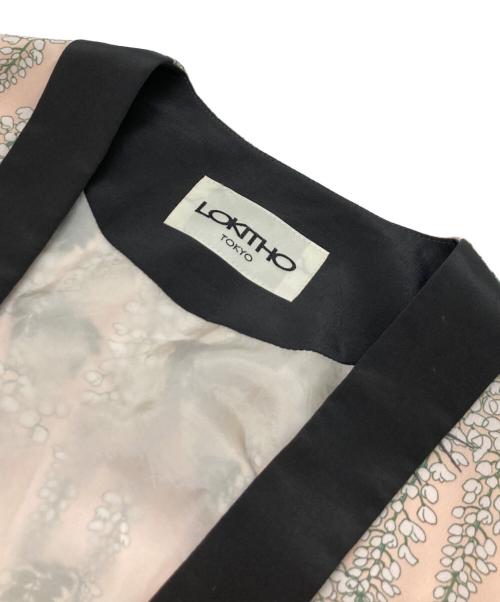 LOKITHO（ロキト）LOKITHO (ロキト) 総柄ワンピース ピンク サイズ:不明（実寸参照）の古着・服飾アイテム