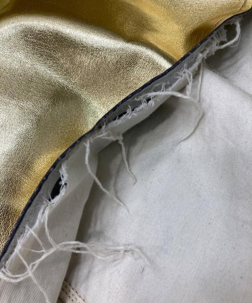 BLACK COMME des GARCONS（ブラックコムデギャルソン）BLACK COMME des GARCONS (ブラックコムデギャルソン) ショルダーバッグ ゴールドの古着・服飾アイテム