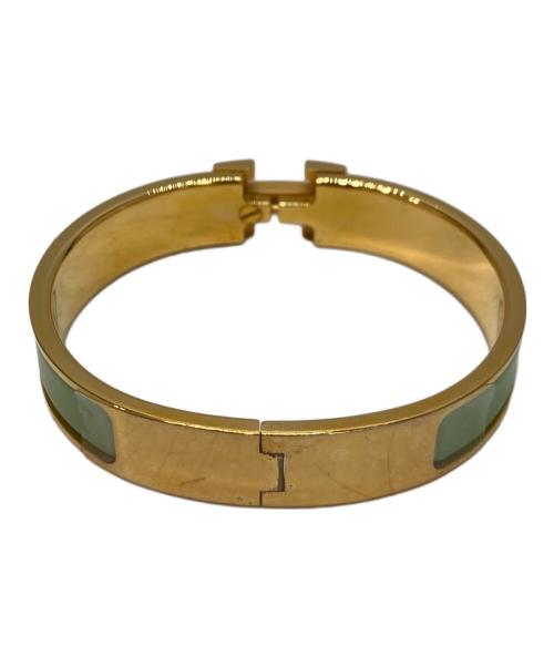 HERMES（エルメス）HERMES (エルメス) クリックH ゴールド×グリーンの古着・服飾アイテム