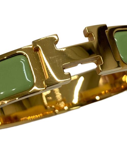 HERMES（エルメス）HERMES (エルメス) クリックH ゴールド×グリーンの古着・服飾アイテム