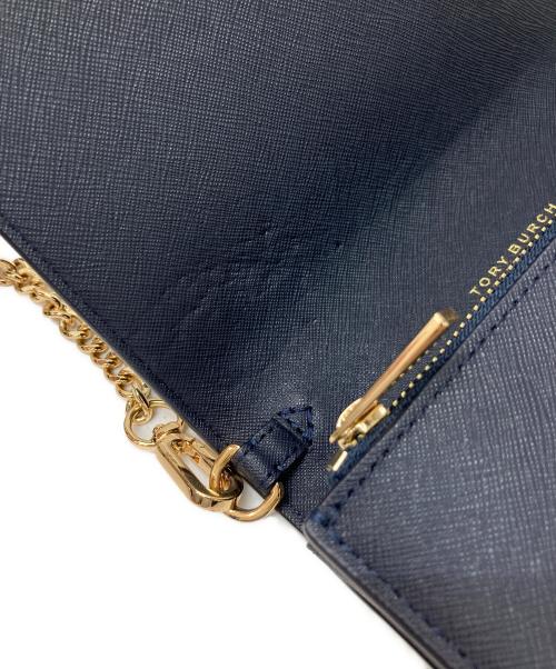 TORY BURCH（トリーバーチ）TORY BURCH (トリーバーチ) チェーンショルダーバッグ ネイビーの古着・服飾アイテム