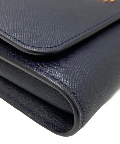 TORY BURCH（トリーバーチ）TORY BURCH (トリーバーチ) チェーンショルダーバッグ ネイビーの古着・服飾アイテム