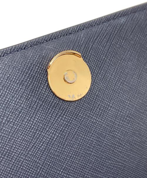 TORY BURCH（トリーバーチ）TORY BURCH (トリーバーチ) チェーンショルダーバッグ ネイビーの古着・服飾アイテム