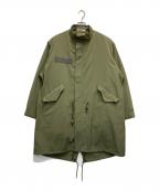 JOURNAL STANDARD relumeジャーナルスタンダード レリューム）の古着「モッズボアライナー付モッズコートコート」｜オリーブ
