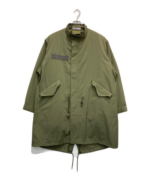 JOURNAL STANDARD relume（ジャーナルスタンダード レリューム）JOURNAL STANDARD relume (ジャーナルスタンダード レリューム) モッズボアライナー付モッズコートコート オリーブ サイズ:Lの古着・服飾アイテム