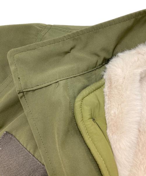 JOURNAL STANDARD relume（ジャーナルスタンダード レリューム）JOURNAL STANDARD relume (ジャーナルスタンダード レリューム) モッズボアライナー付モッズコートコート オリーブ サイズ:Lの古着・服飾アイテム