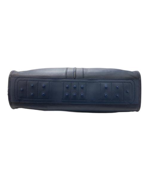 TOD'S（トッズ）TOD'S (トッズ) ダブルストライプトートバッグ ネイビーの古着・服飾アイテム