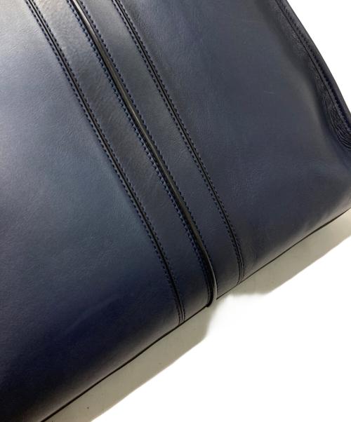 TOD'S（トッズ）TOD'S (トッズ) ダブルストライプトートバッグ ネイビーの古着・服飾アイテム