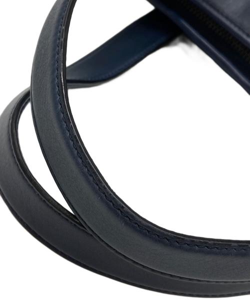 TOD'S（トッズ）TOD'S (トッズ) ダブルストライプトートバッグ ネイビーの古着・服飾アイテム