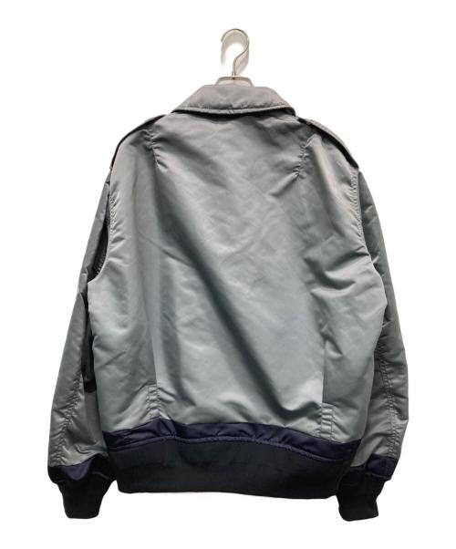 sacai（サカイ）sacai (サカイ) ナイロンツイルブルゾン グレー サイズ:3の古着・服飾アイテム