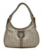 ）の古着「ガンチーニワンショルダーバッグ」｜ベージュ