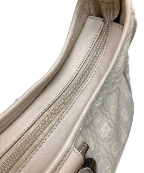 Salvatore Ferragamo（サルヴァトーレ フェラガモ）Salvatore Ferragamo (サルヴァトーレ フェラガモ) ガンチーニワンショルダーバッグ ベージュの古着・服飾アイテム