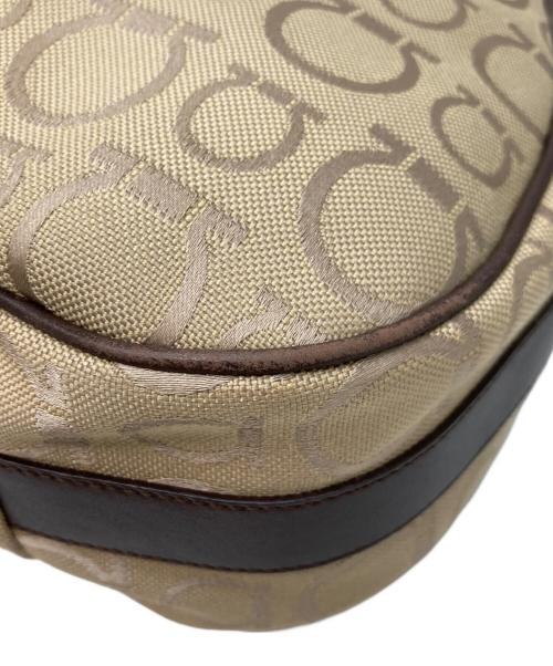 Salvatore Ferragamo（サルヴァトーレ フェラガモ）Salvatore Ferragamo (サルヴァトーレ フェラガモ) ガンチーニワンショルダーバッグ ベージュの古着・服飾アイテム