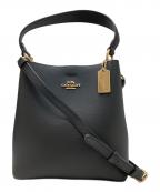 COACHコーチ）の古着「シティバケットバッグ」｜ブラック