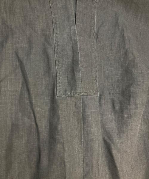 Demi-Luxe Beams（デミルクス ビームス）Demi-Luxe Beams (デミルクス ビームス) リネン リラックス カフタンワンピース グレー サイズ:38の古着・服飾アイテム