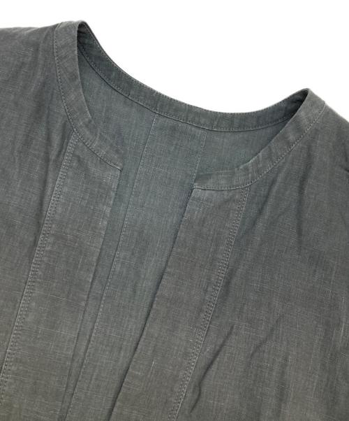 Demi-Luxe Beams（デミルクス ビームス）Demi-Luxe Beams (デミルクス ビームス) リネン リラックス カフタンワンピース グレー サイズ:38の古着・服飾アイテム