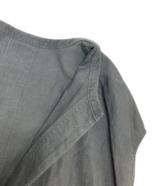 Demi-Luxe Beams（デミルクス ビームス）Demi-Luxe Beams (デミルクス ビームス) リネン リラックス カフタンワンピース グレー サイズ:38の古着・服飾アイテム