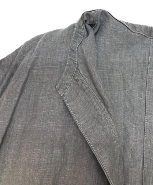 Demi-Luxe Beams（デミルクス ビームス）Demi-Luxe Beams (デミルクス ビームス) リネン リラックス カフタンワンピース グレー サイズ:38の古着・服飾アイテム
