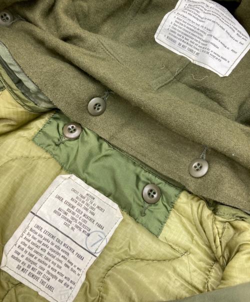 US ARMY（ユーエスアーミー）US ARMY (ユーエスアーミー) M-65フィッシュテールパーカ（フルセット） グリーン サイズ:Mの古着・服飾アイテム