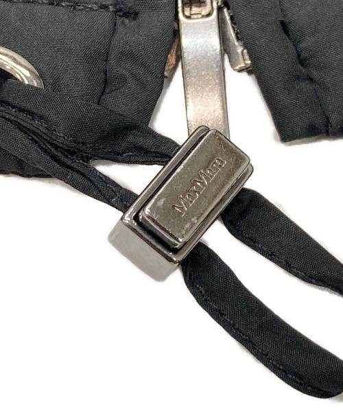 MaxMara（マックスマーラ）MaxMara (マックスマーラ) ダウンベスト ブラック サイズ:42の古着・服飾アイテム