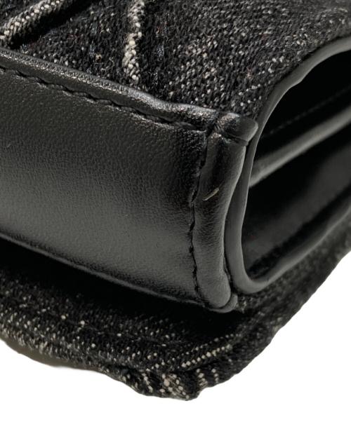 DIESEL（ディーゼル）DIESEL (ディーゼル) CHARM-D WALLET STRAP ブラックの古着・服飾アイテム