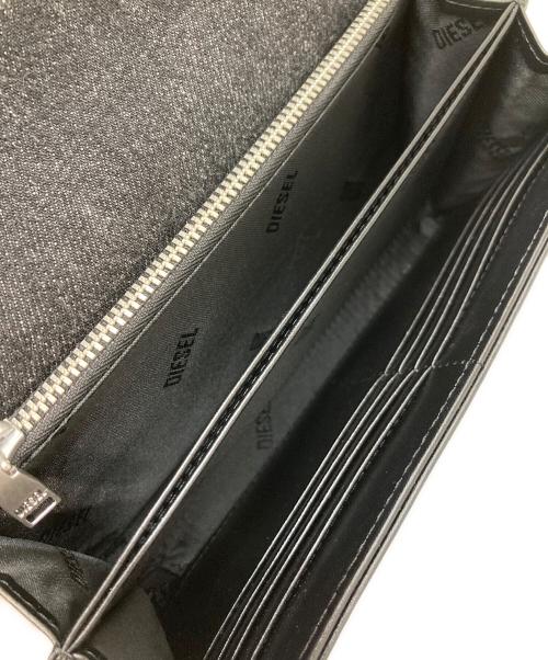 DIESEL（ディーゼル）DIESEL (ディーゼル) CHARM-D WALLET STRAP ブラックの古着・服飾アイテム