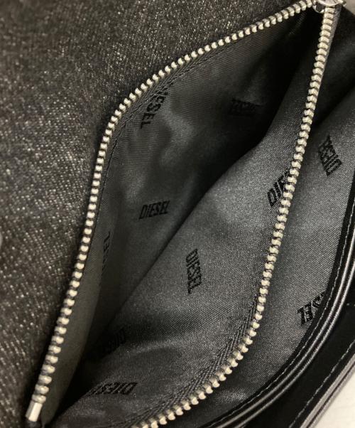 DIESEL（ディーゼル）DIESEL (ディーゼル) CHARM-D WALLET STRAP ブラックの古着・服飾アイテム